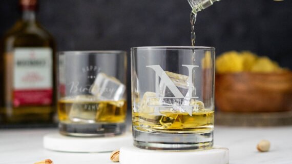 Round Whiskey Glass